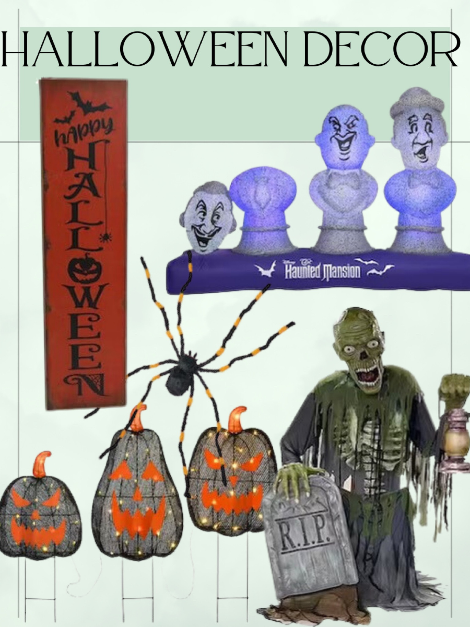 Haunted Living 9-ft Lighted Animatronic Ground Breaking Zombie in the  Halloween Decor department at