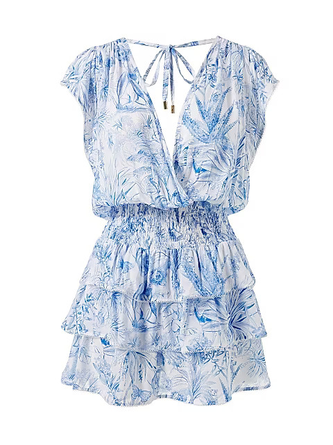 Jess Printed Ruffle Minidress | Saks Fifth Avenue