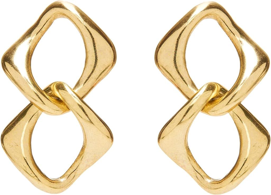 Amazon.com: Oscar de la Renta, Chain Link Earrings, Gold : Luxury Stores | Amazon (US)