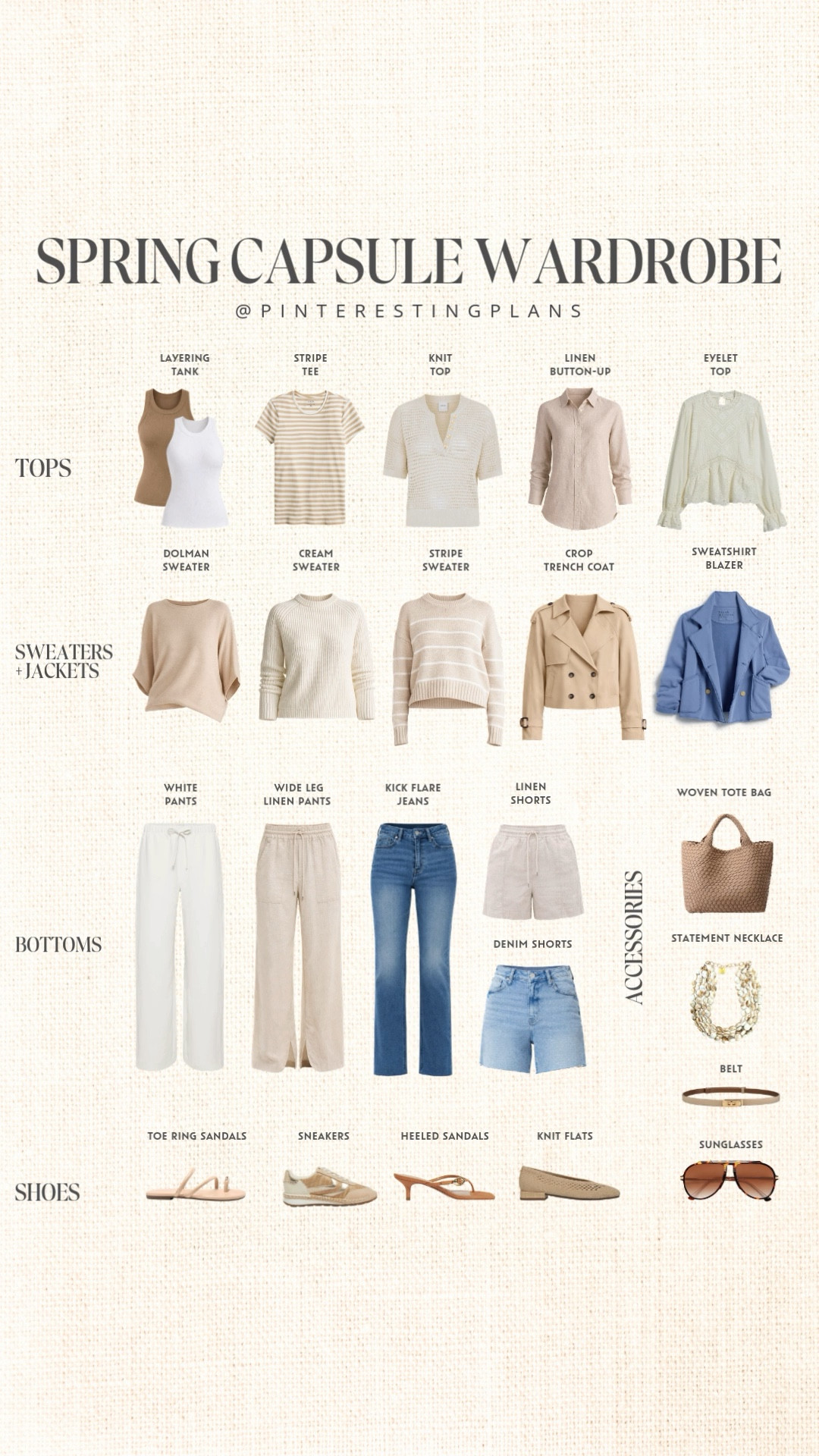My spring 2026 capsule wardrobe is here, and it’s tall-friendly! I have and love every single one of these pieces. 

#LTKTall #LTKOver40 #LTKootd