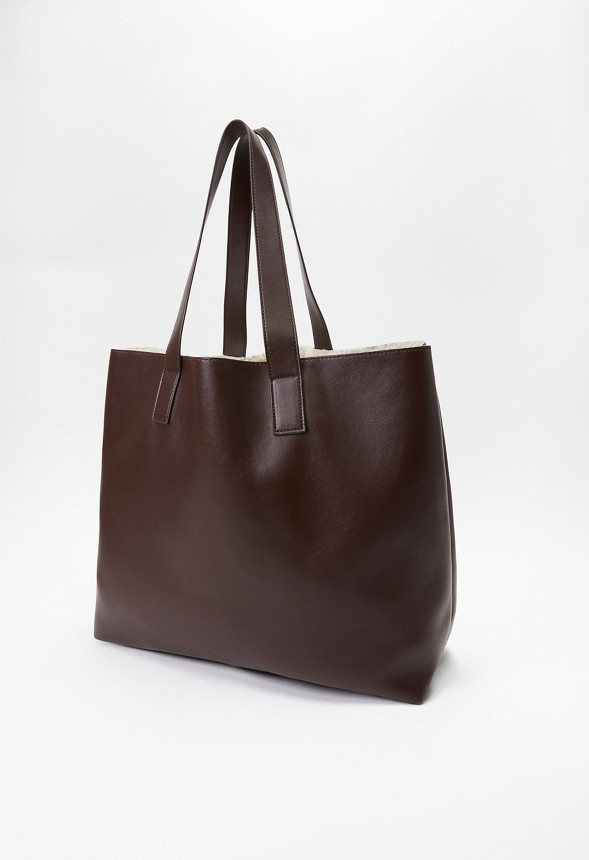 Reversible Sherpa Tote | JustFab