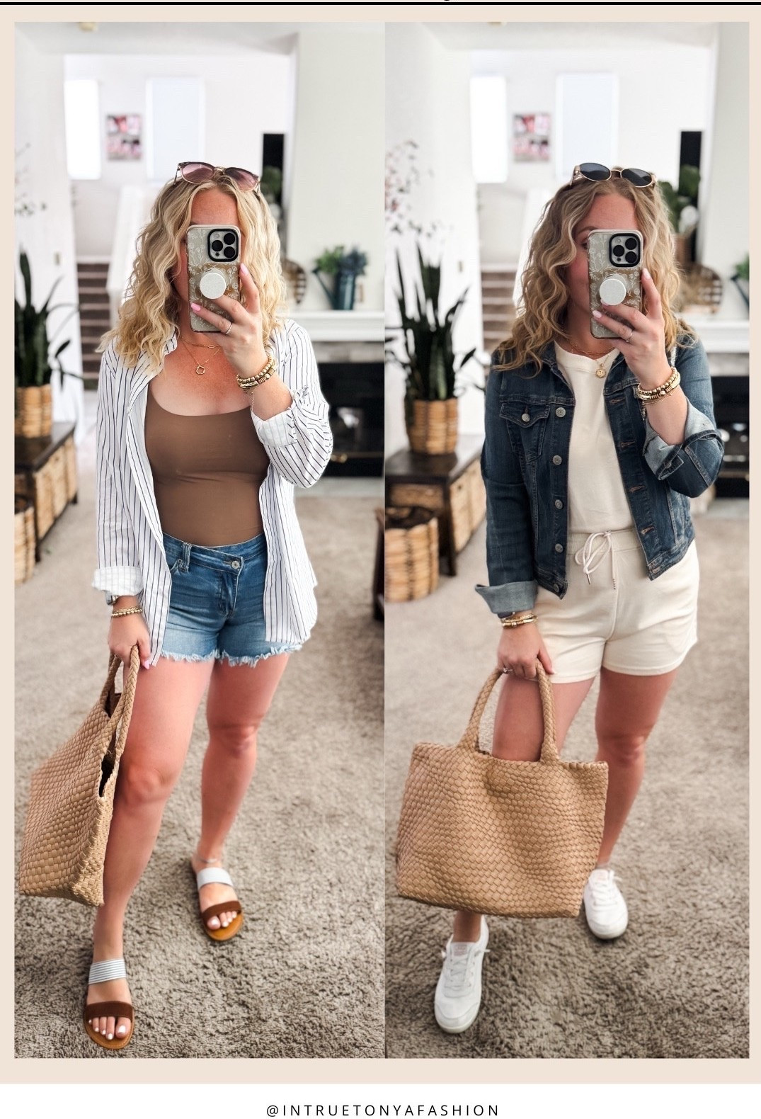 Spring outfit ideas from Amazon 





Romper outfit, striped button down shirt, denim shorts, tote bag, summer outfit ideas, casual outfits spring, 

#LTKPetite #LTKootd #LTKSaleAlert