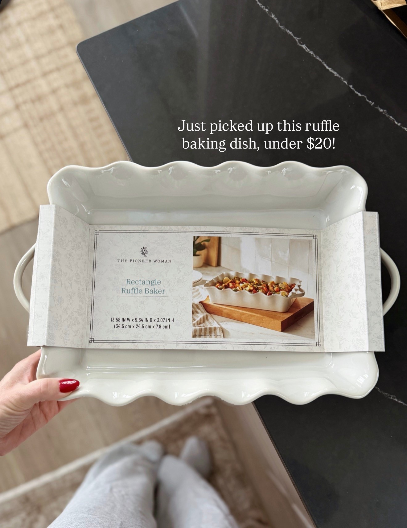 The prettiest ruffle baking dish for the holidays! Under $20  

#LTKHome #LTKFindsUnder50 #LTKHoliday