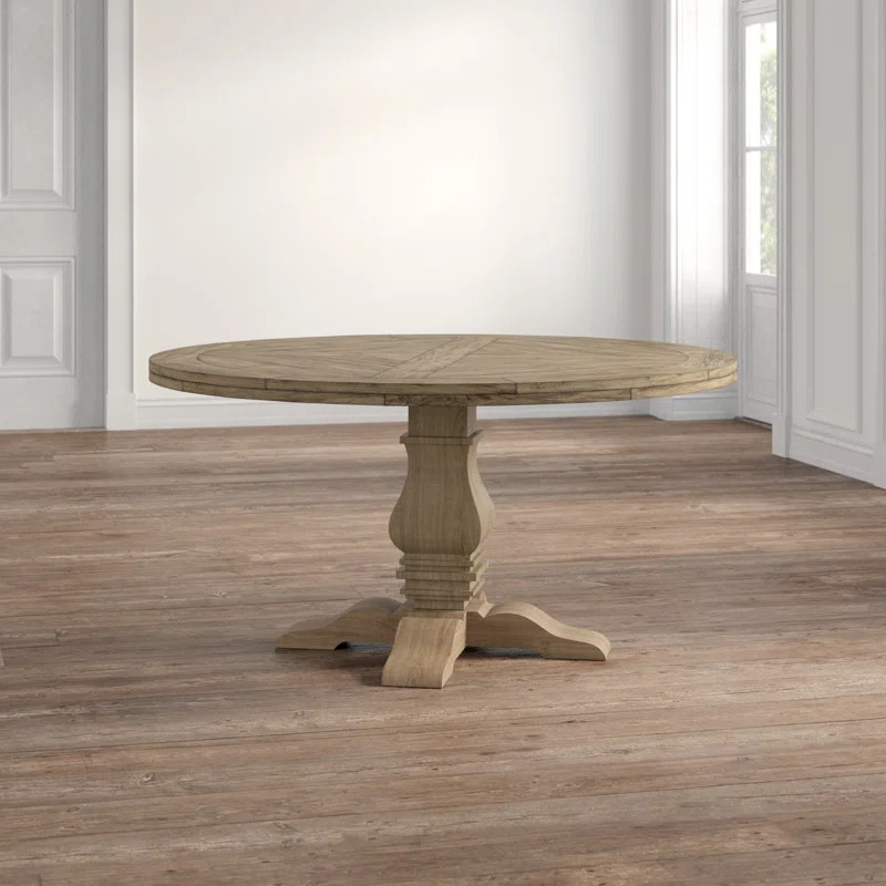 Jace Round Solid Wood Dining Table | Wayfair North America