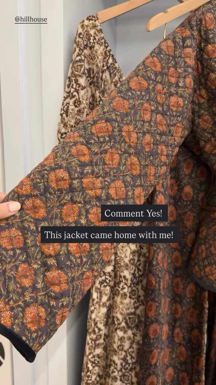 This jacket came home with me!  Comment Yes!  @hillhouse
