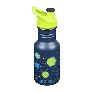 Klean Kanteen 12 oz Sport-Cap Kid Water Bottle Planets | The Container Store