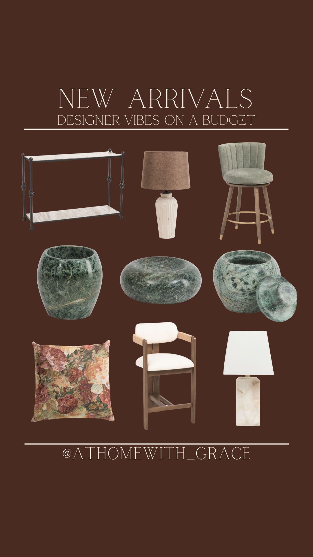 New arrivals. Affordable finds that feel and look designer. Budget friendly home decor. Marble pieces  

#LTKHome #LTKSeasonal