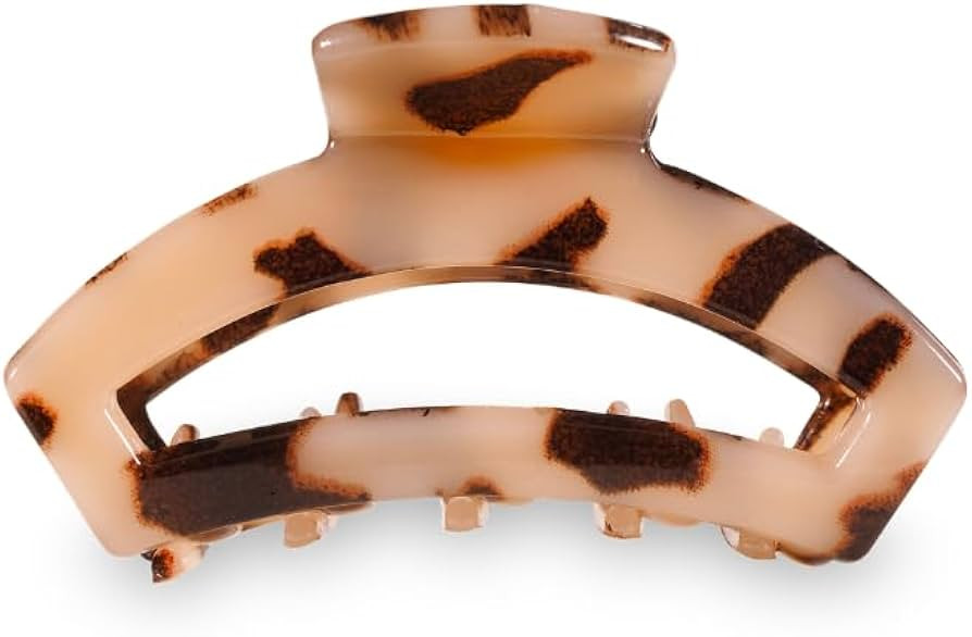 TELETIES - Tiny Open Claw Clip - Strong Grip, Bendable Teeth, Comfortable Open Cutout Design - Id... | Amazon (US)