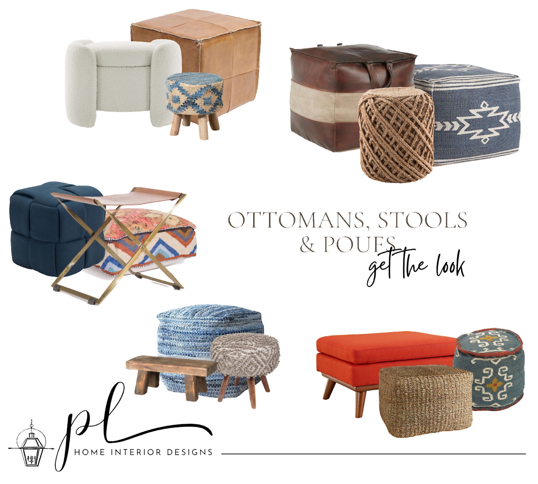 The art of mixing and matching in a room can be tricky—especially when it comes to the more functional pieces like ottomans, stools and poufs. These mini collections are both pretty and functional and can slip into a well-designed family room just in time for movie night!

#LTKhome