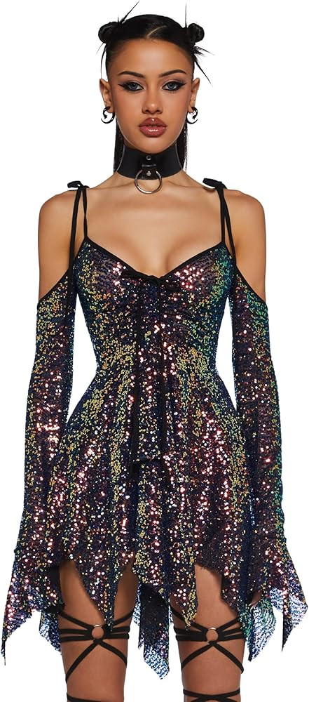 Dolls Kill F is for Fairies Handkerchief Dress by Current Mood Perfect for Fairycore Fashion | Amazon (US)