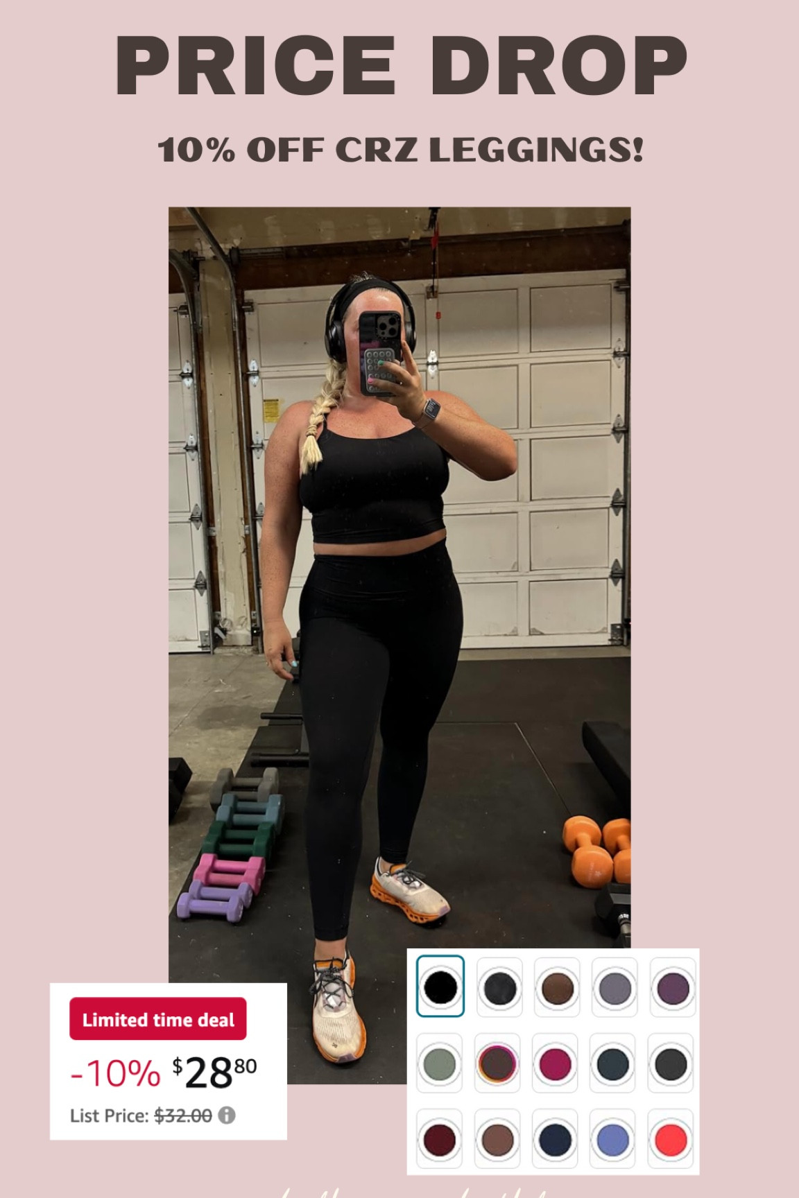 CRZ leggings are the BEST from Amazon. They come in a ton of colors and sizes, I’m wearing a XL they fit TTS.

Perfect for working out or throw on an oversized sweater for casual drop off look. 

#LTKStyleTip #LTKFindsUnder50 #LTKSaleAlert