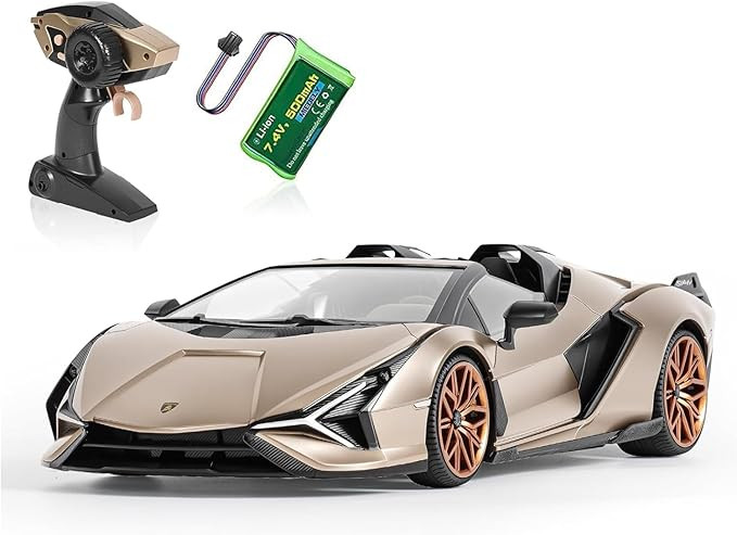 MIEBELY Lamborghini Remote Control Car, 1:16 Scale Lambo Toy Car 7.4V 500mAh Officially Licensed ... | Amazon (US)