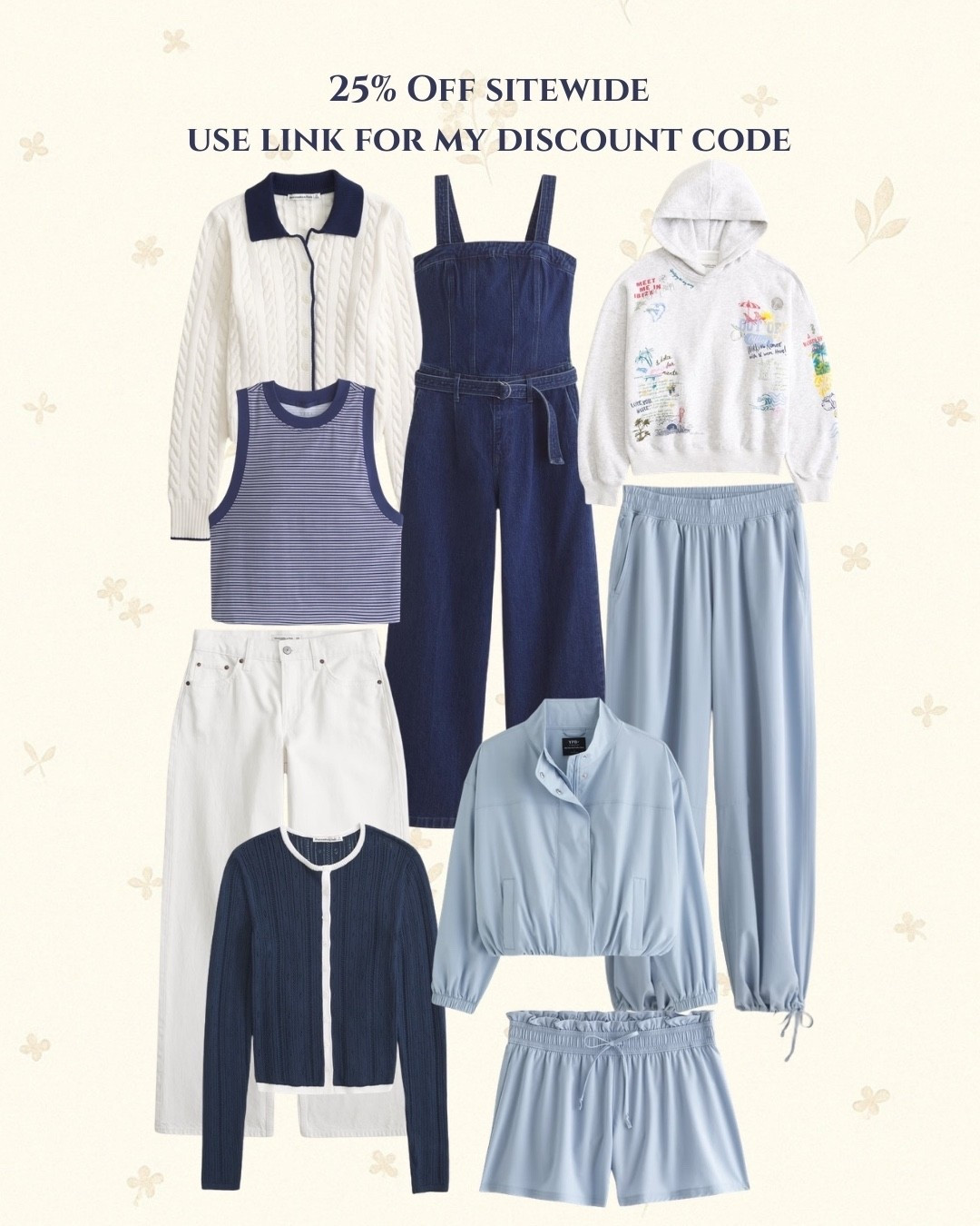 LTK exclusive Abercrombie sale- 25% off sitewide. Dresses are an additional 25% off! 🤍

Use my code: AFLTK for the 25% discount  

#LTKSpringSale #LTKTravel #LTKSaleAlert