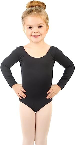 Gymnastics Leotards for Girls - Long Sleeve & Scoop Neck Leotard for Girls Dance | Amazon (US)