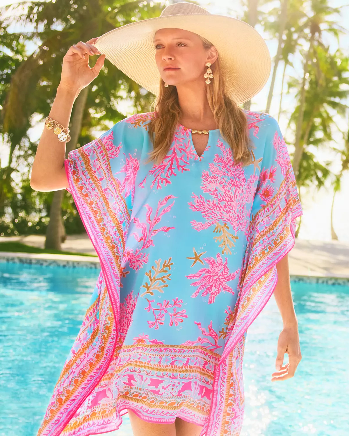 Lindamarie Silk Caftan | Lilly Pulitzer