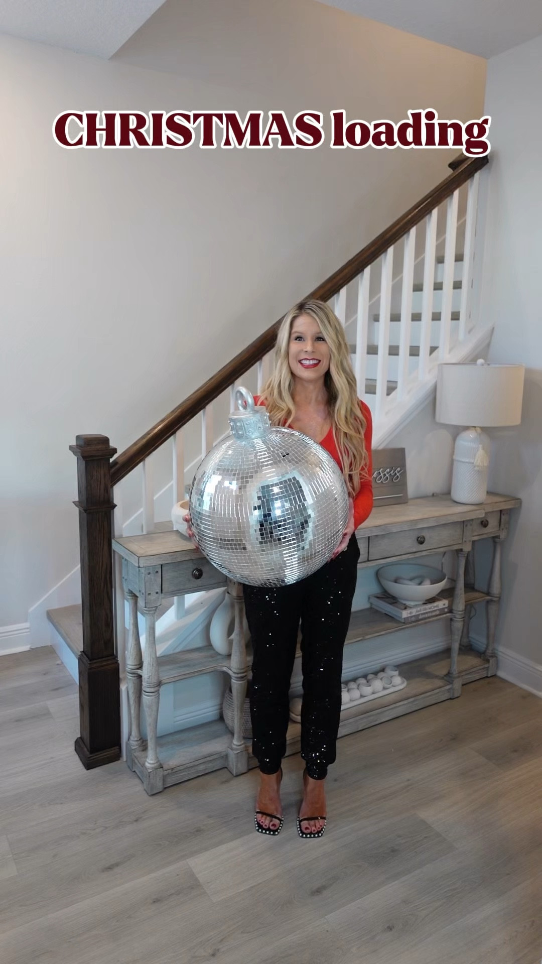 White + Silver Holiday Decor for our Home’s Entryway/ Console Table! 

I also linked my holiday outfits- perfect for Christmas + New Year’s Eve! My sequin joggers are 30% off right now. The sequin pants come in black + champagne.  

#LTKHome #LTKHoliday #LTKStyleTip