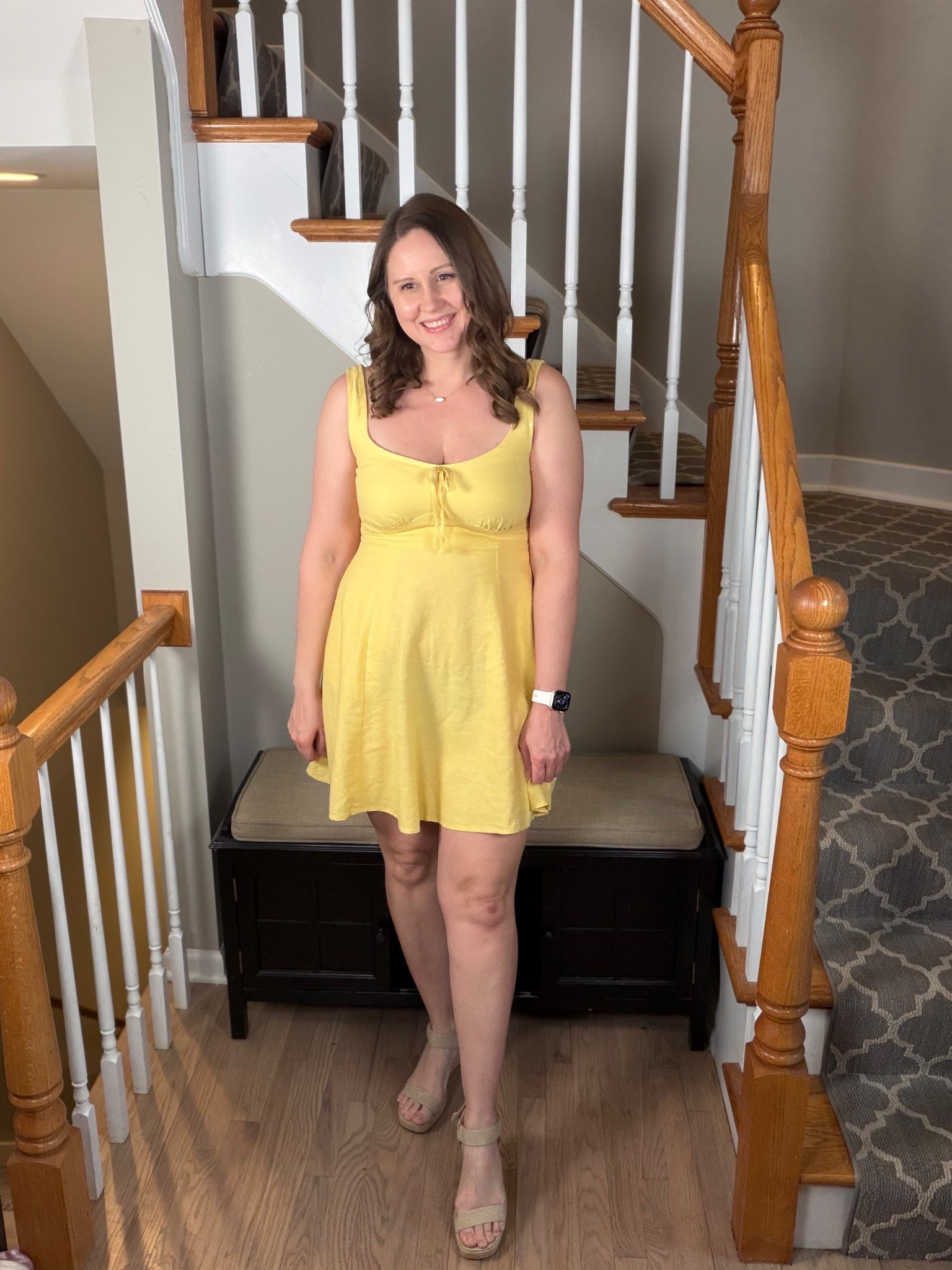 Sunshine in a dress ☀️💛 this yellow linen moment is everything for summer!

The fit is so easy and flattering, and the lightweight fabric makes it perfect for those warm, sunny days. It has that effortless flowy shape that just moves so pretty… and yes, it has pockets 🙌

Such a good find for brunch dates, vacation outfits, or just throwing on something cute and feeling put together without trying too hard ✨

Linked it here for you 💛

#LTKStyle #SummerDress #LinenStyle #AffordableFashion #WarmWeatherOutfits #EasyStyle #SummerLooks #LTKFinds #EverydayOutfit

#LTKootd #LTKMidsize #LTKgrwm