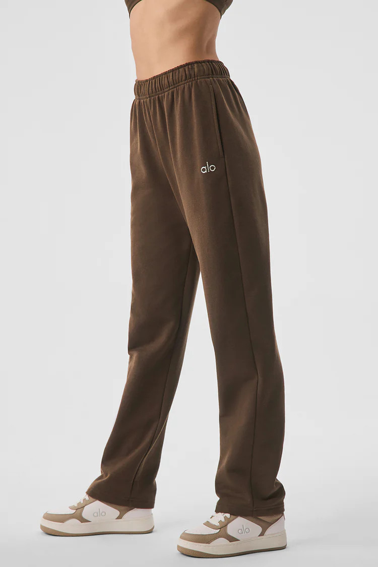 Accolade Straight Leg Sweatpant - Athletic Heather Grey | Alo Yoga