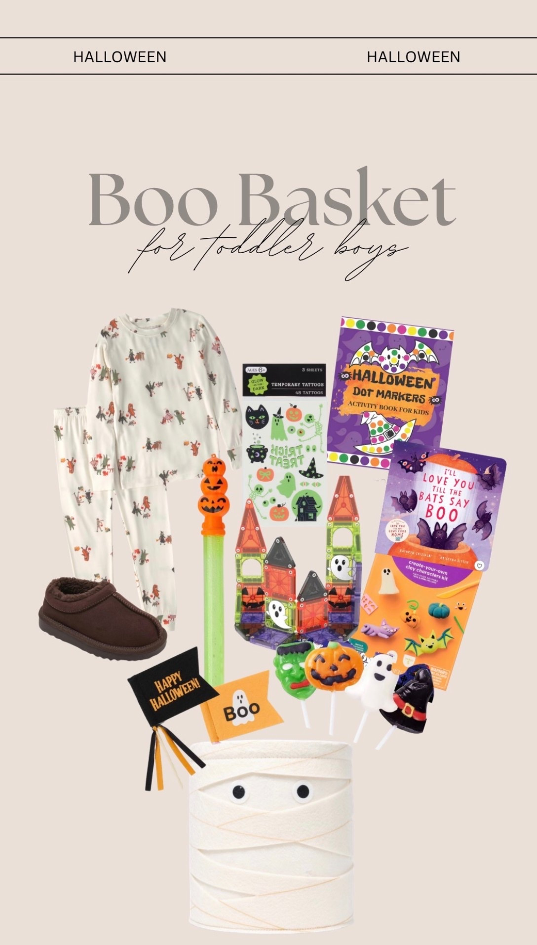 Toddler boo basket ideas! 👻

#halloween #toddlerhalloween #toddlerfinds #toddlergifts #halloweenpjs #toddlerboobasket #boobasketstuffers #boobasketideas #toddlerkids #targetfinds #targetkids #halloweenbasket #halloweentoys #toddlertoys #toddlerhalloweenbooks #halloweenbooks #halloweenpjsets #walmartkids #cartershalloween #halloweenpajamas #halloweensocks #halloween2026 #amazonfinds #toddlerhalloweencandy #halloweencandy #toddlerslippers #walmartpjsets #halloweentoddlers #toddlerfallstyle #targetfinds #halloweenbaskets

#LTKSeasonal #LTKKids #LTKBaby