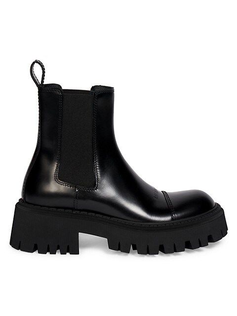 Tractor Lug-Sole Leather Chelsea Boots | Saks Fifth Avenue