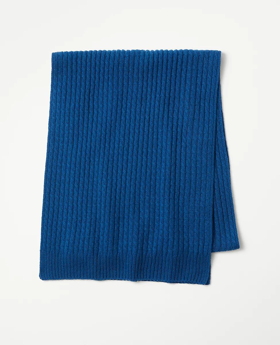 Cashmere Cable Scarf | Ann Taylor (US)