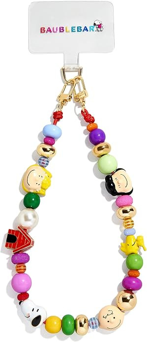 BaubleBar Phone Charm - Licensed Quality Beaded Phone Charms, Colorful and Trendy Accessories for... | Amazon (US)