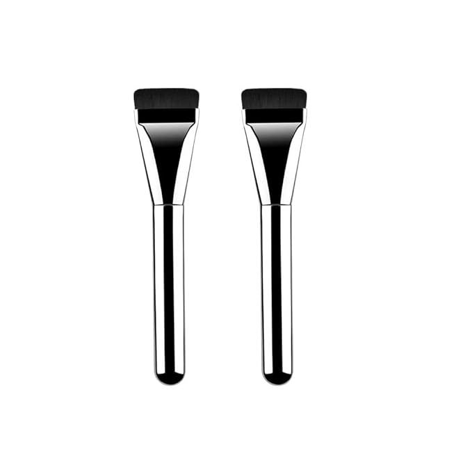 2pcs Super Thin Blade Foundation Makeup Brush, Soft Synthetic Bristles Makeup Brushes | Amazon (US)