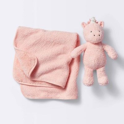Plush Blanket with Soft Toy - Unicorn - Cloud Island™ | Target
