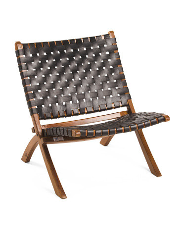 Leather Accent Chair | TJ Maxx