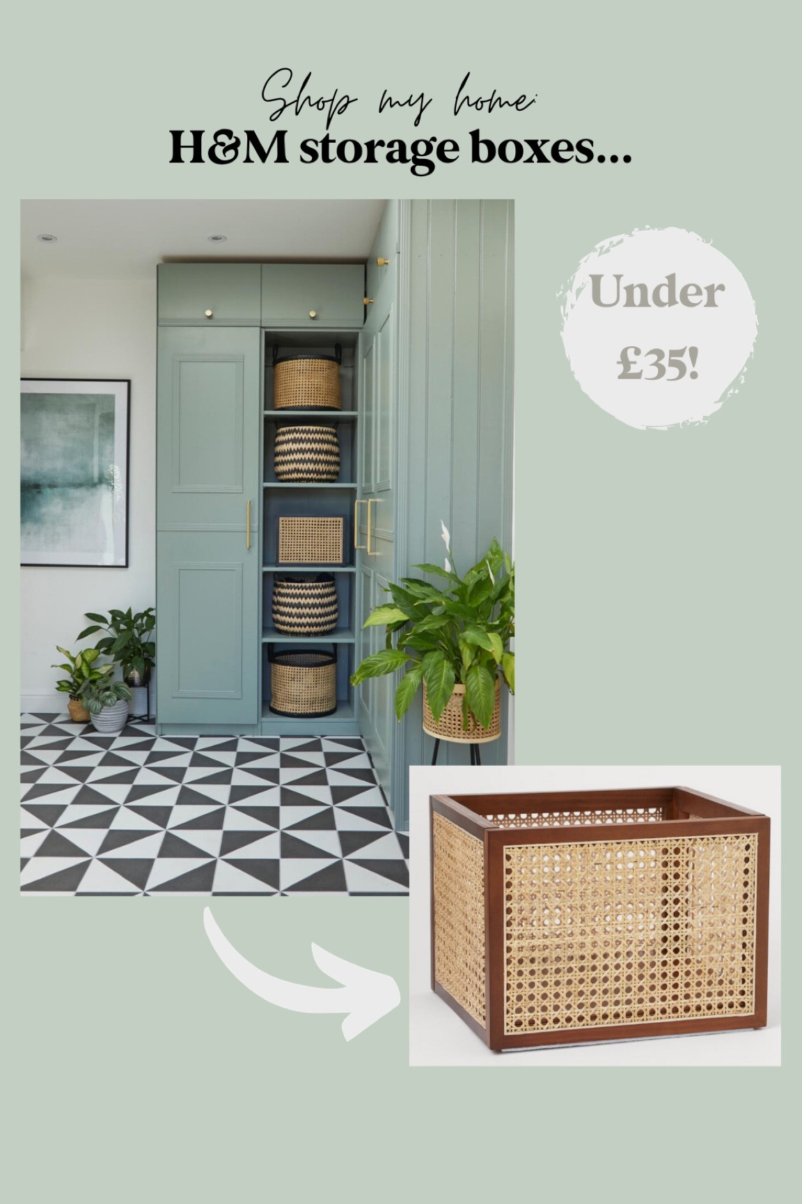 Shop my home: H&M storage boxes 🤍 #HM #Storage 

#LTKfindsunder50 #LTKfindsunder100 #LTKhome