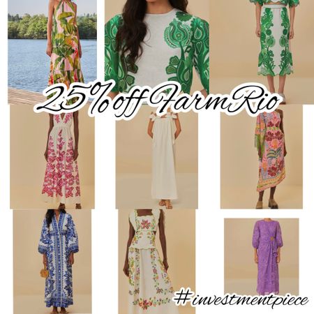 From embroidery to classic whites to sets and dresses. I’m such a fan of @farmrio and for a few hours more you can get 25% off for their birthday with code CELEBRATE25 #investmentpiece 

#LTKSeasonal #LTKsalealert #LTKstyletip