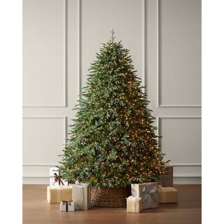 7.5 ft. Yorkshire Twinkling Fir LED Pre-Lit Artificial Christmas Tree T35 | The Home Depot