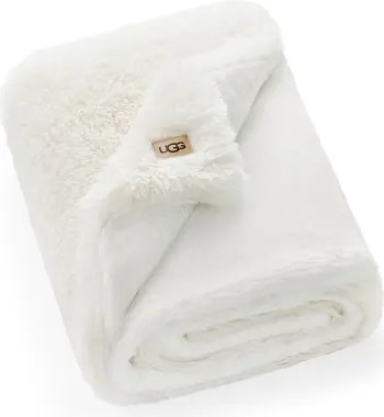 Corben Faux Fur Throw Blanket | Nordstrom