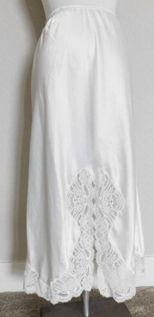 VTG Christian Dior  Half Slip  Creamy White Length 29 "   Medium Made in USA  | eBay | eBay US