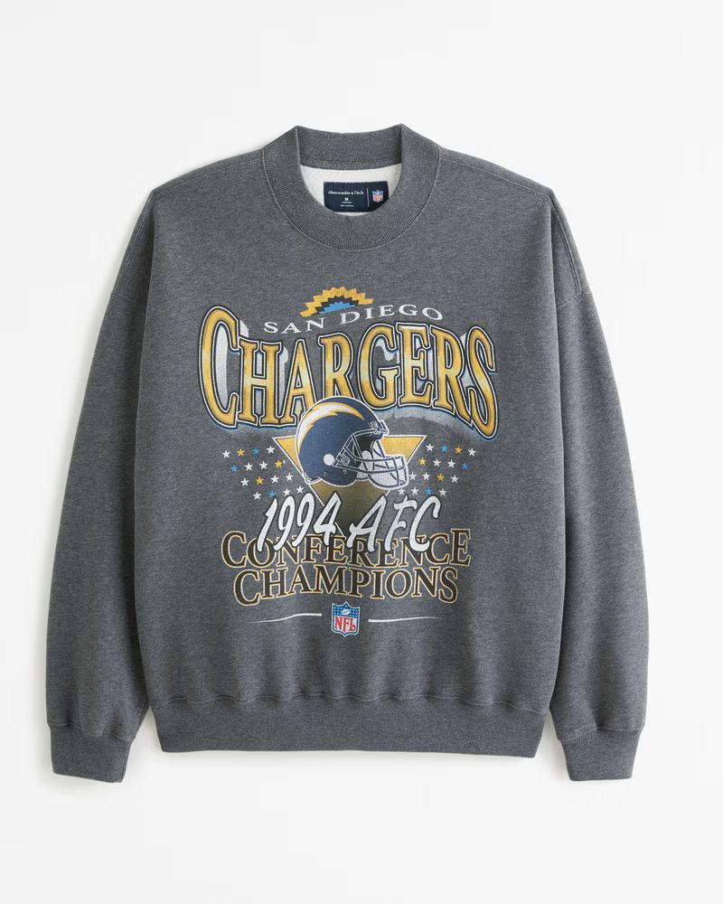 Gender Inclusive San Francisco 49ers Graphic Crew Sweatshirt | Gender Inclusive Gender Inclusive ... | Abercrombie & Fitch (US)
