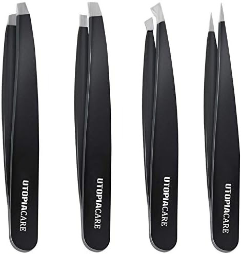 Utopia Care Professional Stainless Steel Tweezers Set (4-Piece) – Precision Tweezers for Ingrown Hai | Amazon (CA)