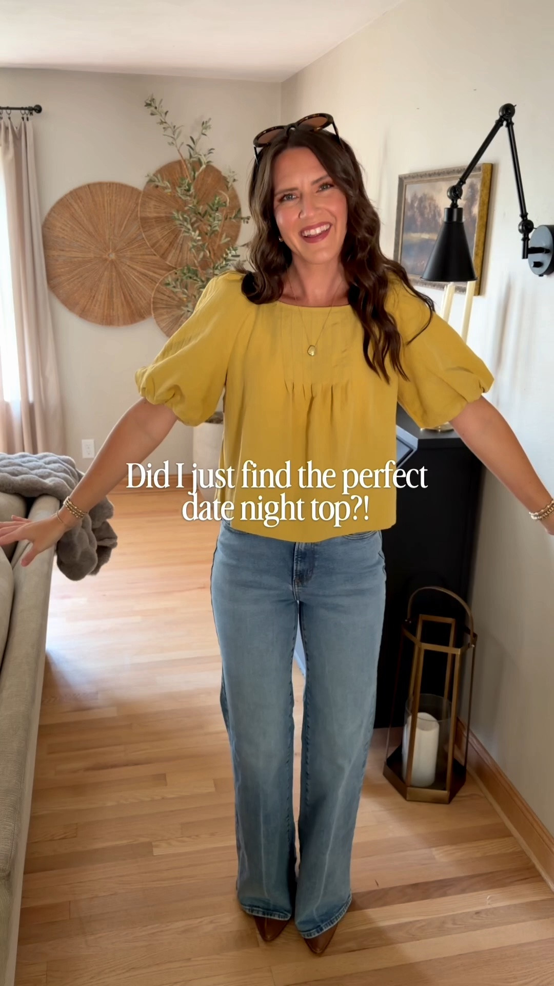 The perfect date night top 😍 wearing a small