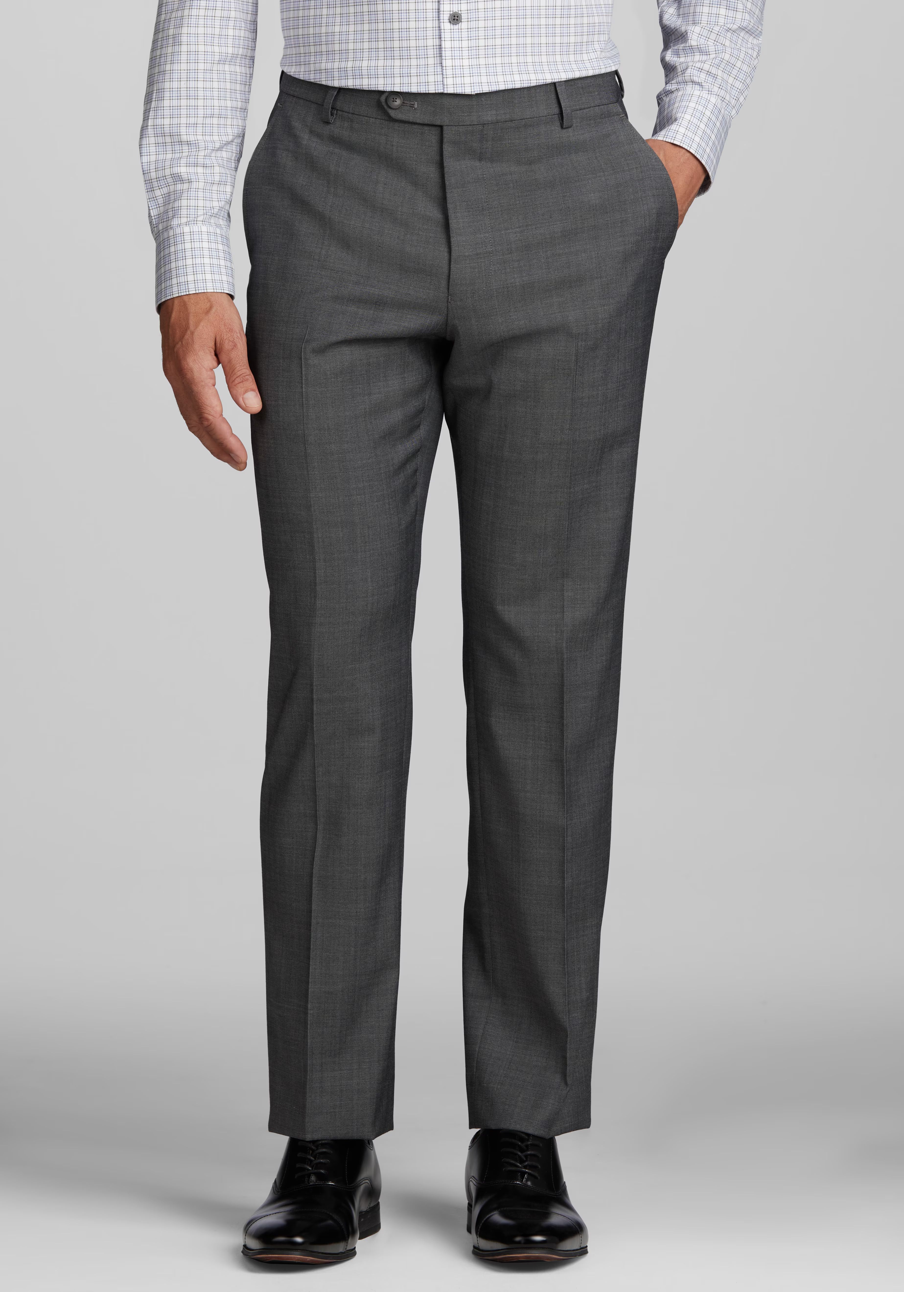 Traveler Collection Tailored Fit Twill Dress Pants  | Jos. A. Bank