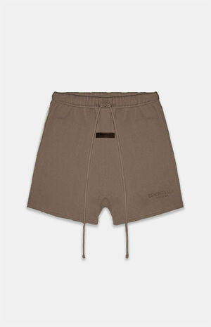 Essentials Fear Of God Kids Wood Relaxed Shorts | PacSun | PacSun
