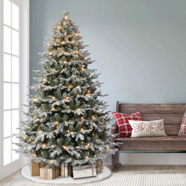 7.5' Lighted Fir Christmas Tree | Wayfair North America