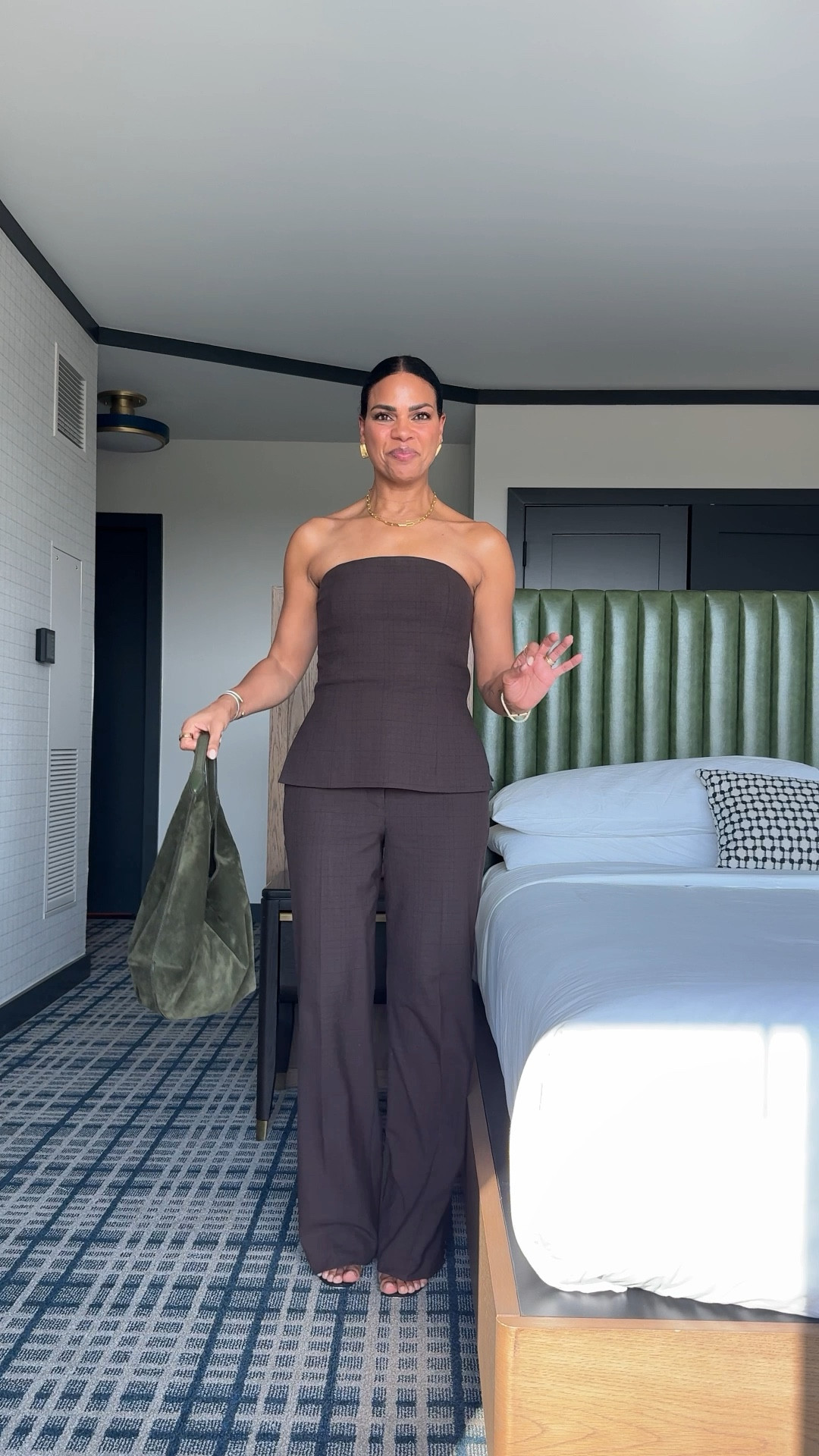 Panic shopping paid off! Speaking at on a platinum panel and I love this outfit! Size UP TWO SIZES in the pants, one time in the top (2 times if busty!) #ltkoartner 

#LTKCon #LTKCon

#LTKOver40