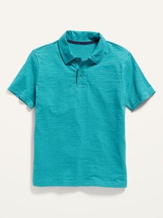 Slub-Knit Jersey Polo Shirt for Boys | Old Navy (US)