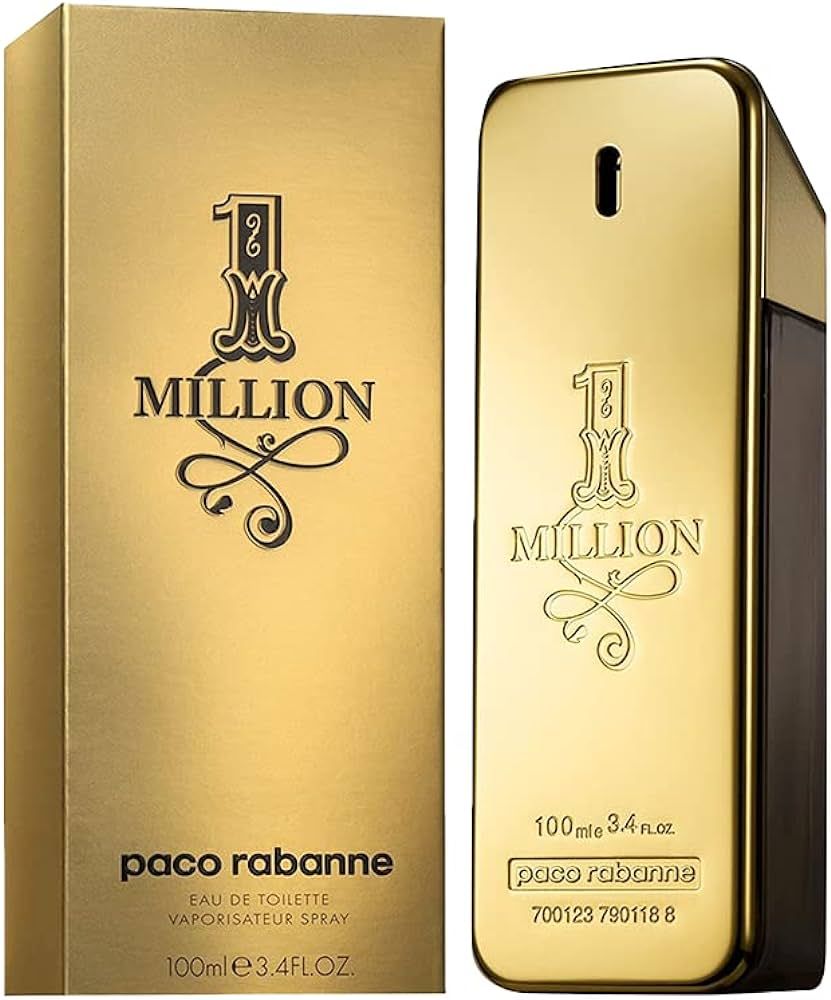 1 Million By Paco Rabanne For Men's Eau De Toilette TESTER 3.4 fl oz 100 ml              
 1 Mill... | Amazon (US)