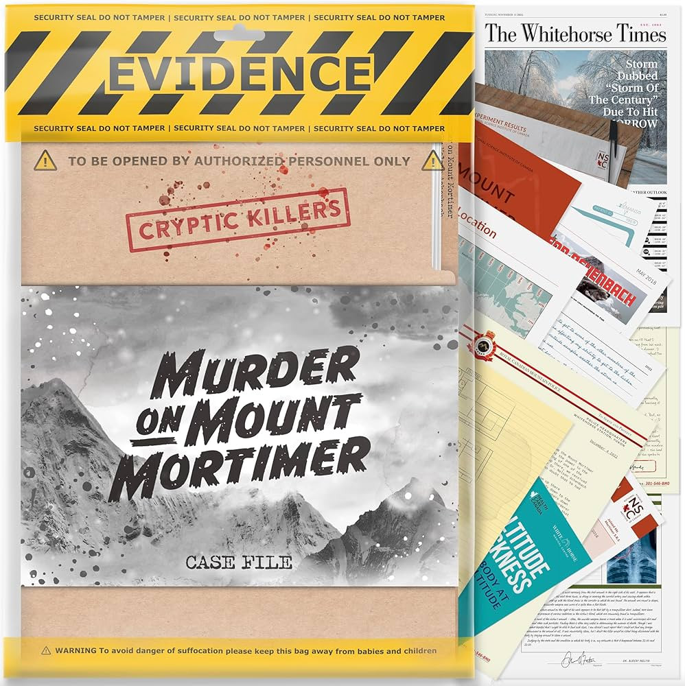 Cryptic Killers Unsolved Murder Mystery Game - Cold Case Files Investigation Detective Evidence &... | Amazon (US)