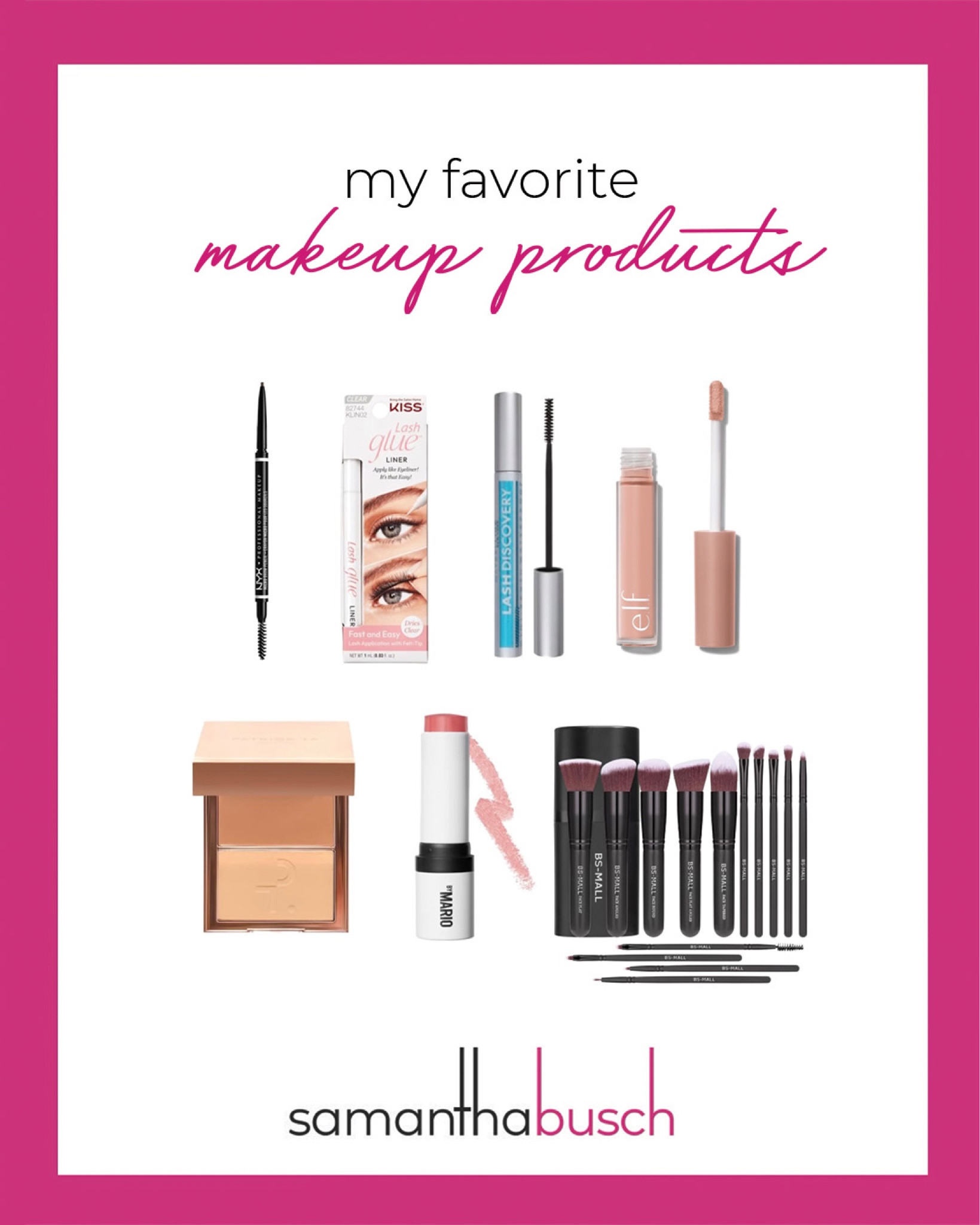 Here is a list of the products I used for the F1 race! The crème foundation literally gives you glass skin, the under eye corrector hides dark circles for under $5, the mascara is the only one I’ve used on my lower lashes in years. For eyelash glue skip the hassle with this pen and bean a set of these inexpensive makeup brushes that are literally the BEST!

#LTKsalealert #LTKfindsunder50 #LTKbeauty