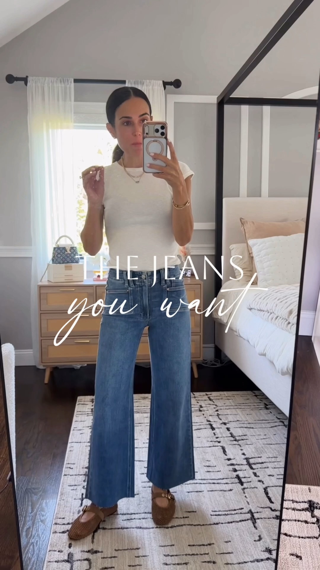 The jeans you want are HERE 😍🙌🏻

This pair from the Nordstrom Sale is absolute perfection—the fit, the wash, the wide leg… 10/10, no notes. They’re so flattering and already feel like the jeans I’ll be wearing on repeat all fall.

💌type “JEANS” and I’ll send you the link 
🔗

Would you wear these with flats or sneakers?

#LTKSaleAlert #LTKOver40 #LTKSeasonal