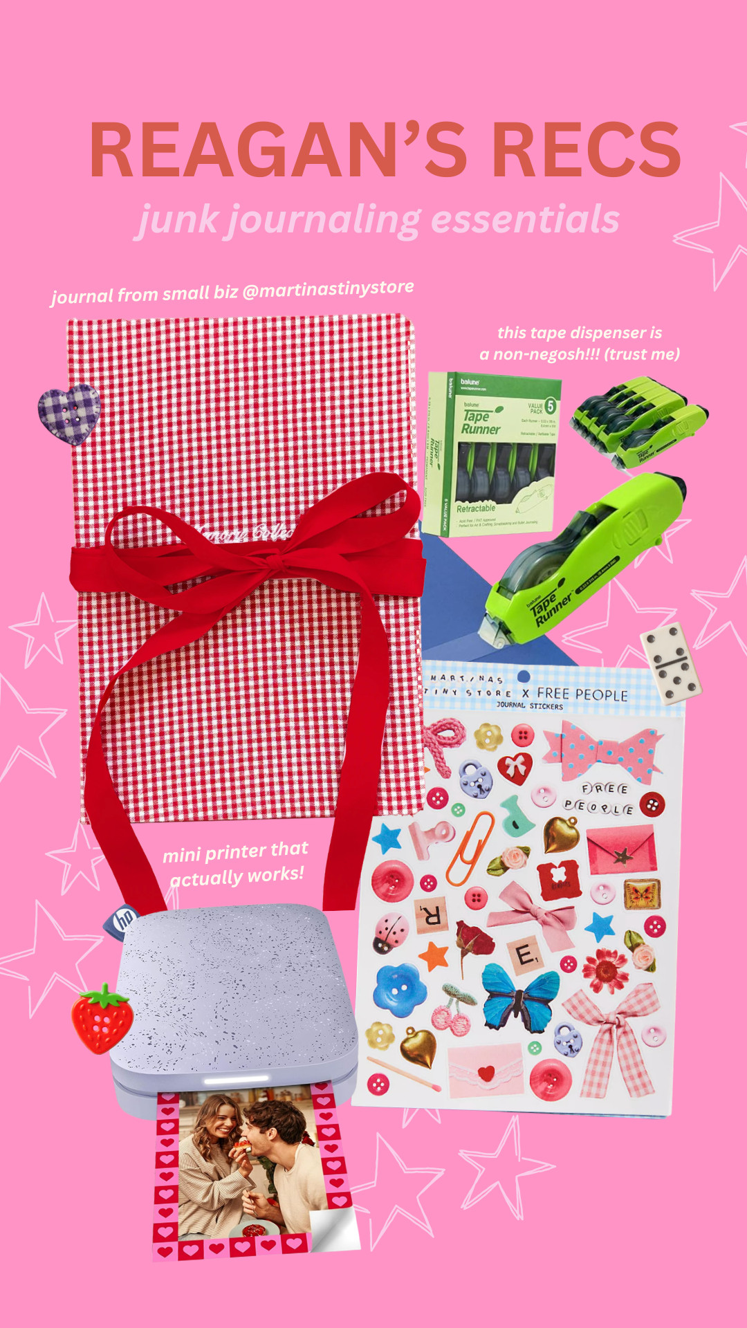 sooo excited to be back on my junk journaling game!! here are some of my essentials 💅✨🎨 // the journal is from a small biz @martinastinystore on IG  

 #LTKdayinmylife #LTKSeasonal #LTKHome