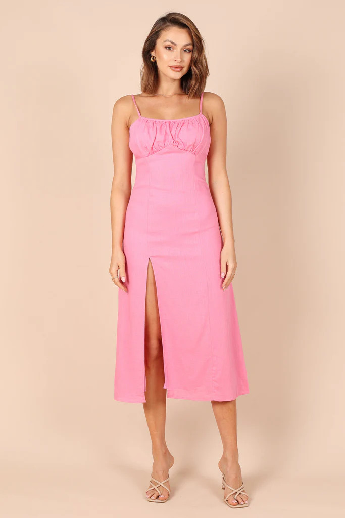 Krystal Midi Dress - Hot Pink | Petal & Pup (US)