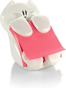 Post-it Pop-up Note Dispenser, Cat design, 3x3 in, 1 Dispenser/Pack (CAT-330,White) | Amazon (US)