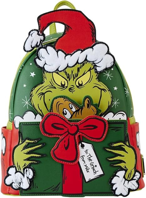 Loungefly Dr. Seuss' How the Grinch Stole Christmas! Santa Cosplay Mini Backpack | Amazon (US)